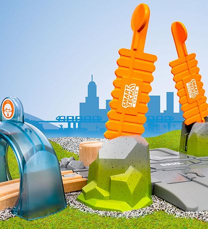 BRIO WoRød Leget?j - Smart Tech - Jernbaneoversk?ring 33965