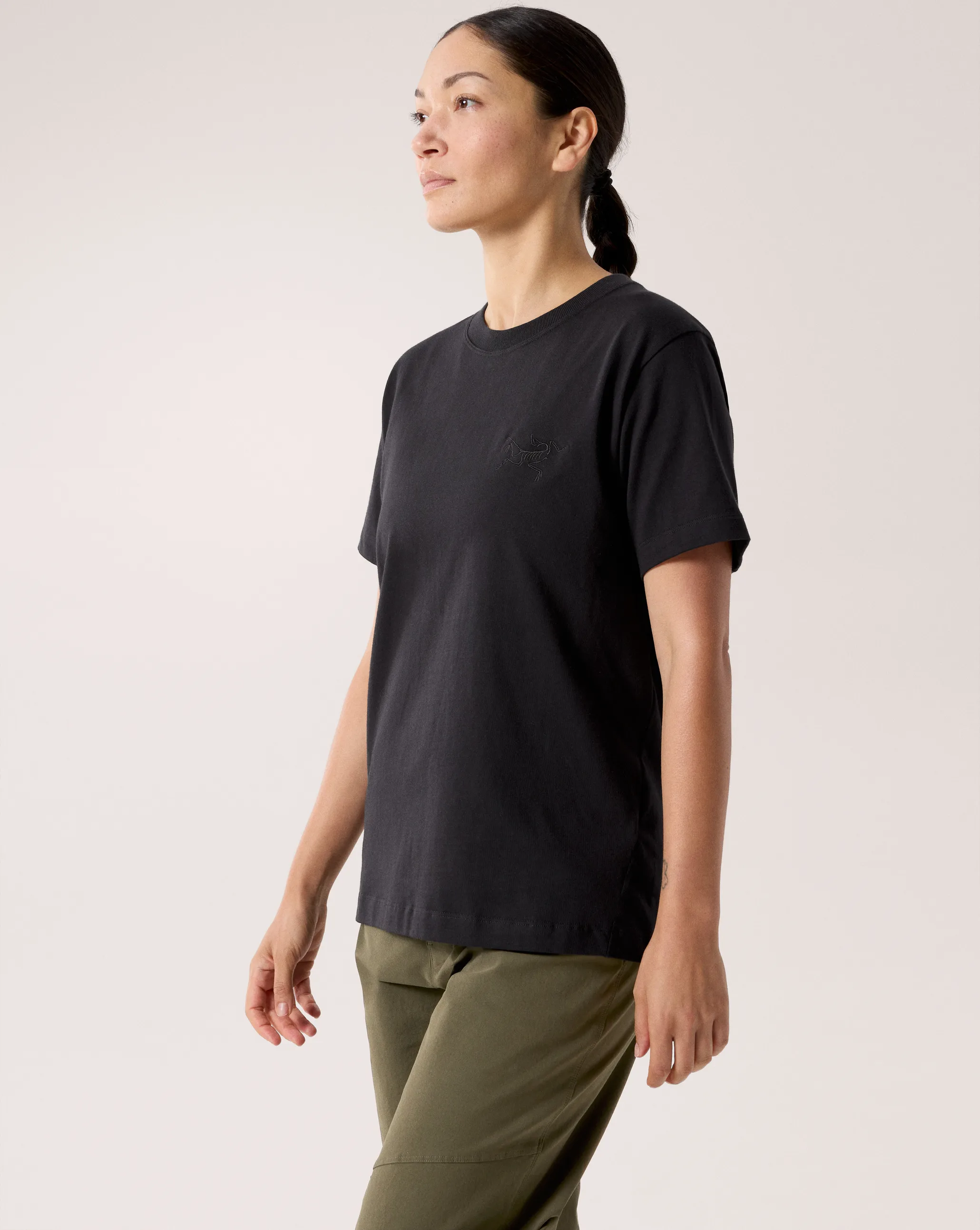 Arc'teryx Kragg Cotton Little Bird Crew Ss W Black/Black