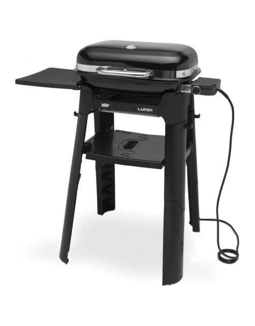 Weber Lumin Compact Elektr. Barbecue - Barbecue - Zwart W\/Stand
