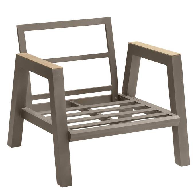 Fauteuil de salon de jardin AXIOME Praline