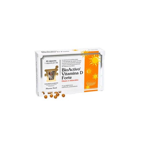 Bioactivo Vitamina D Forte 80 Cápsulas