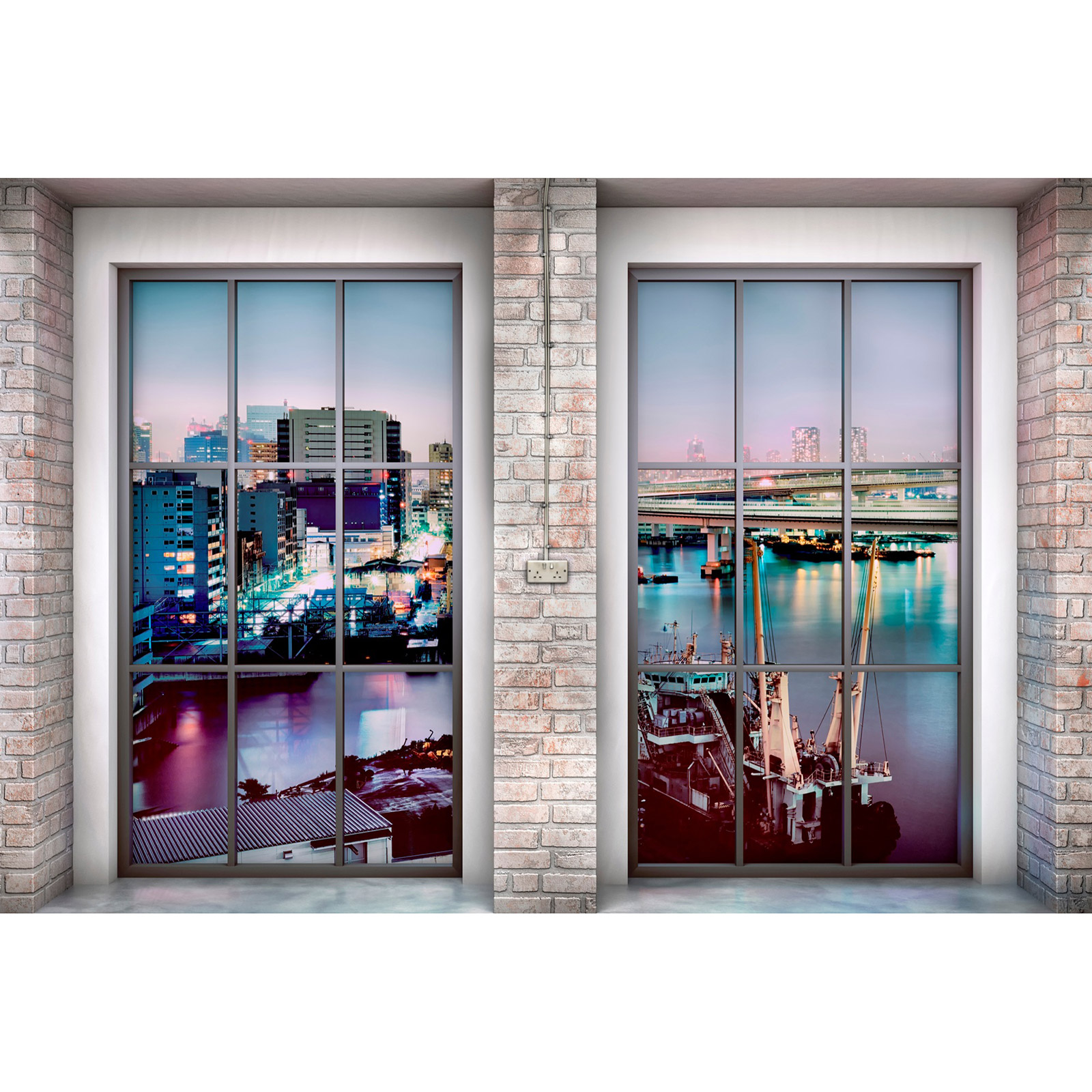 Vlies-Fototapete LOFT - bunt - 368x248 cm