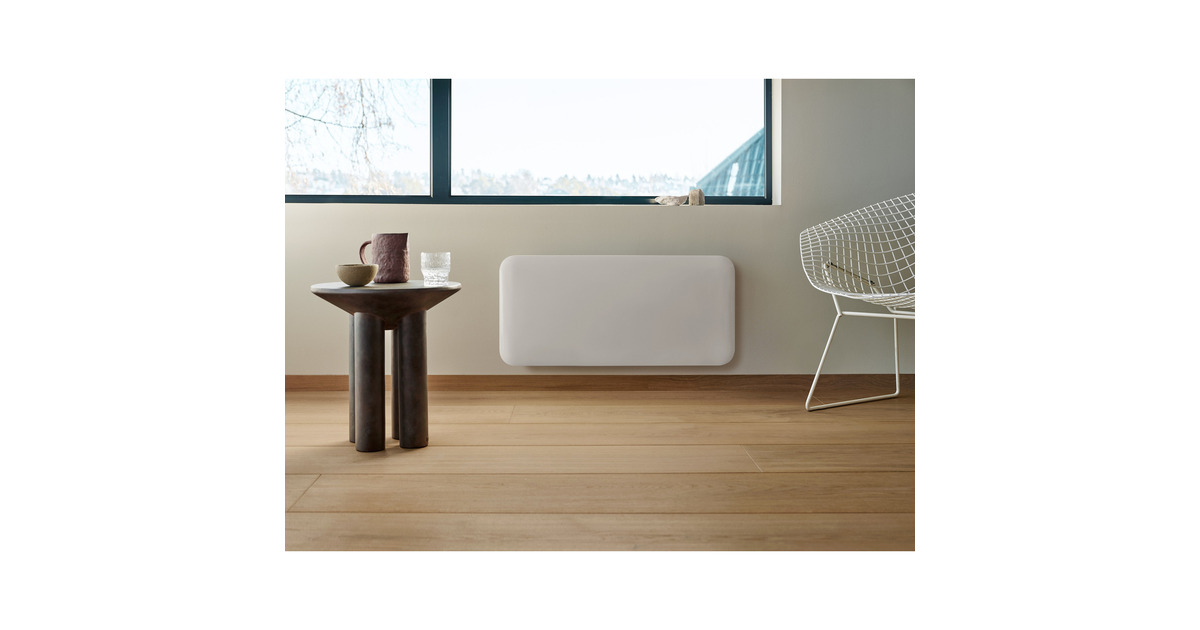 MillSteel WiFi paneelverwarming PA1500WIFI4A met voet, 1500 Watt convector  (Wit, wifi 2,4 GHz (wifi 6), Bluetooth 5.2, Zigbee 3.0 + App)