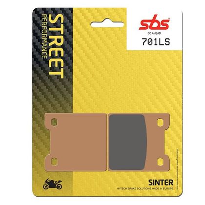 Plaquettes de freins SBS 701LS Sinter Métal Fritté arrière