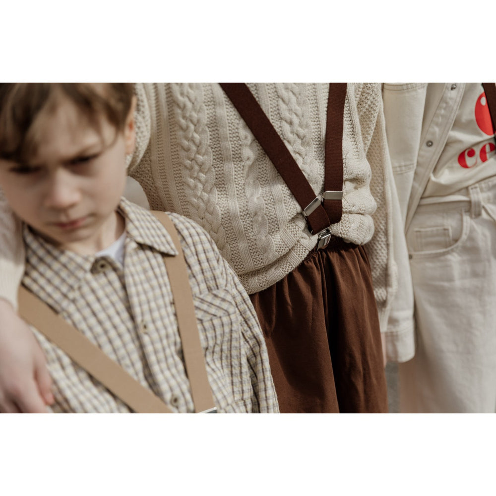 Køb Silly Silas Sand Brown Kids' Braces