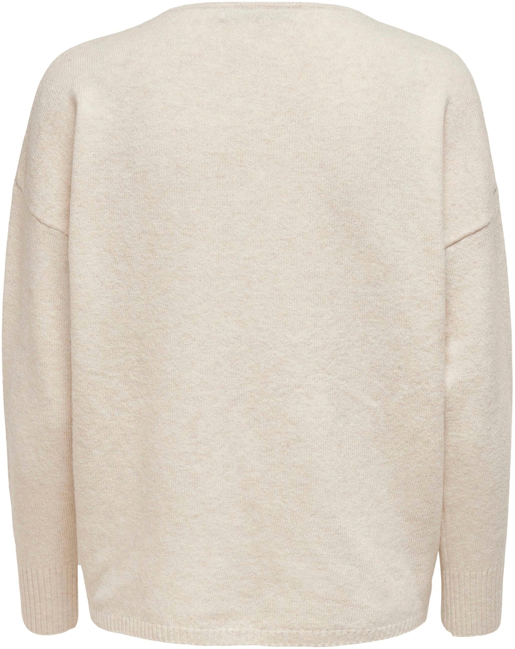 ONLY V-Ausschnitt-Pullover »ONLRICA LIFE L/S V-NECK PULLO KNT NOOS«, mit V-Ausschnitt