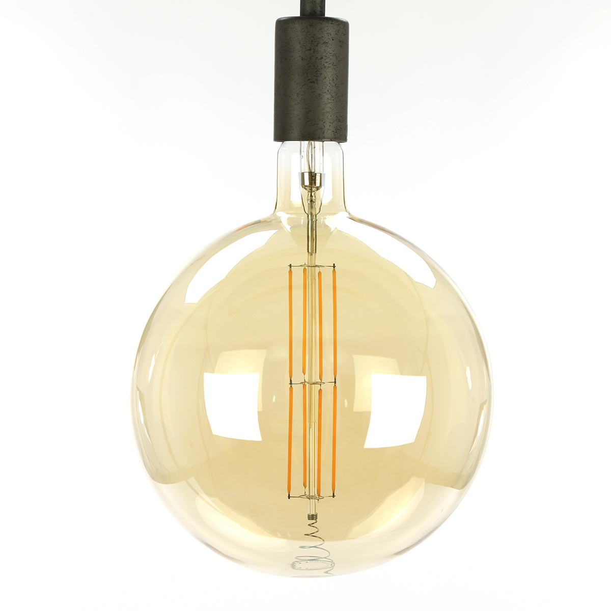 Lamp E - LED filament bol Ø20 Amber
