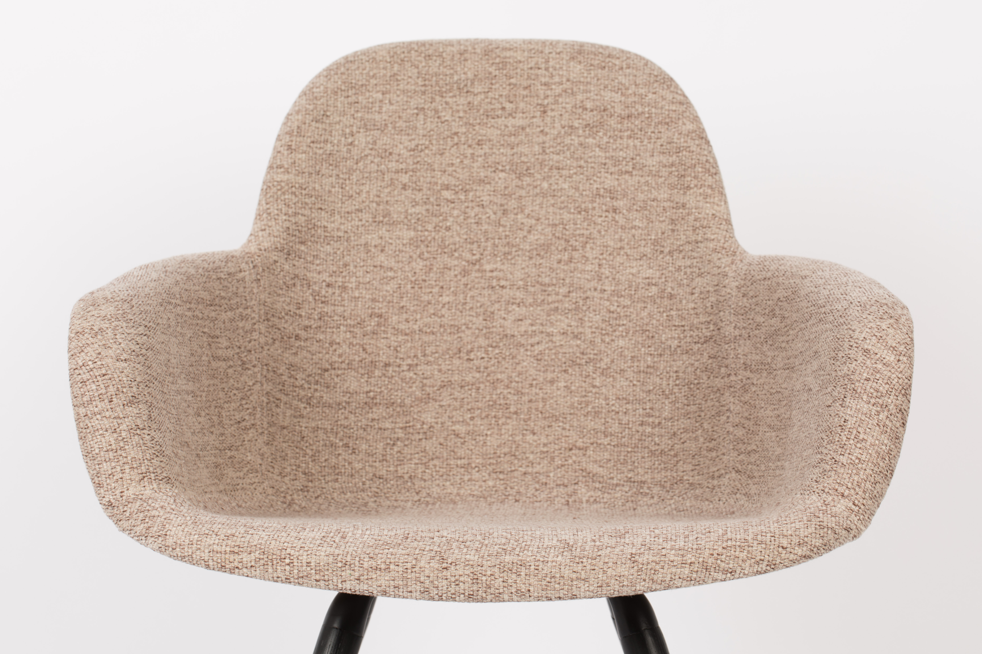 Eetkamerstoel Albert Kuip Soft met armleuning beige - set van 2