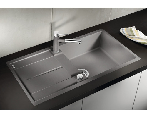 Blanco METRA XL-SF spoelbak 990 x 490 mm steengrijs 518883