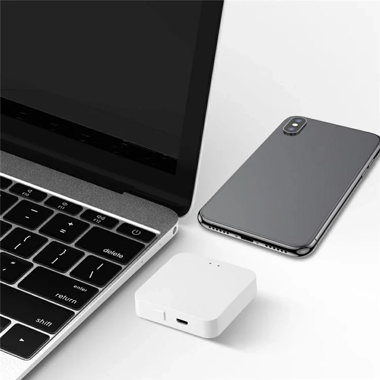 Smart Home Hub 2 mit Bluetooth / WiFi App Control für iOS/Android / Multi-Geräte Gateway / Tuya kompatibel - Weiss