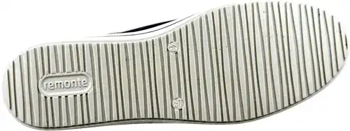 D1C01-03 Remonte zwart combi - maat 44 veterschoen zwart combi - maat 44 Calandschoen