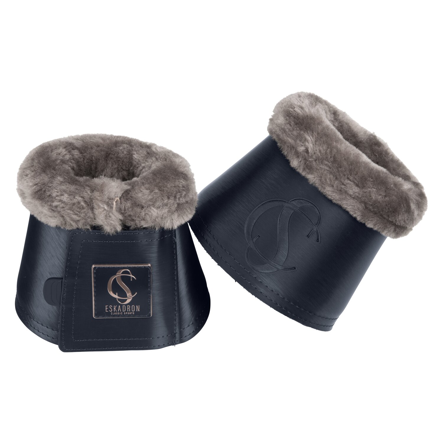 ESKADRON Classic Sports Sprungglocken Softslate FauxFur  - navy