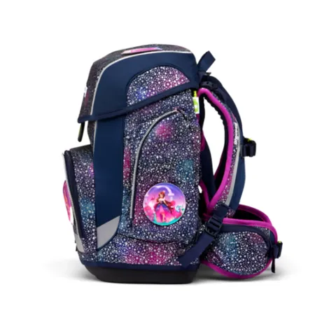 ergobag CUBO Schulrucksack-Set Bärlaxy SUPER REFLEX GLOW, 5-teilig