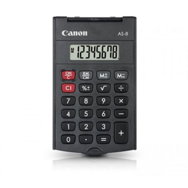 Calculadora Canon de Bolso AS-8 Ecológica