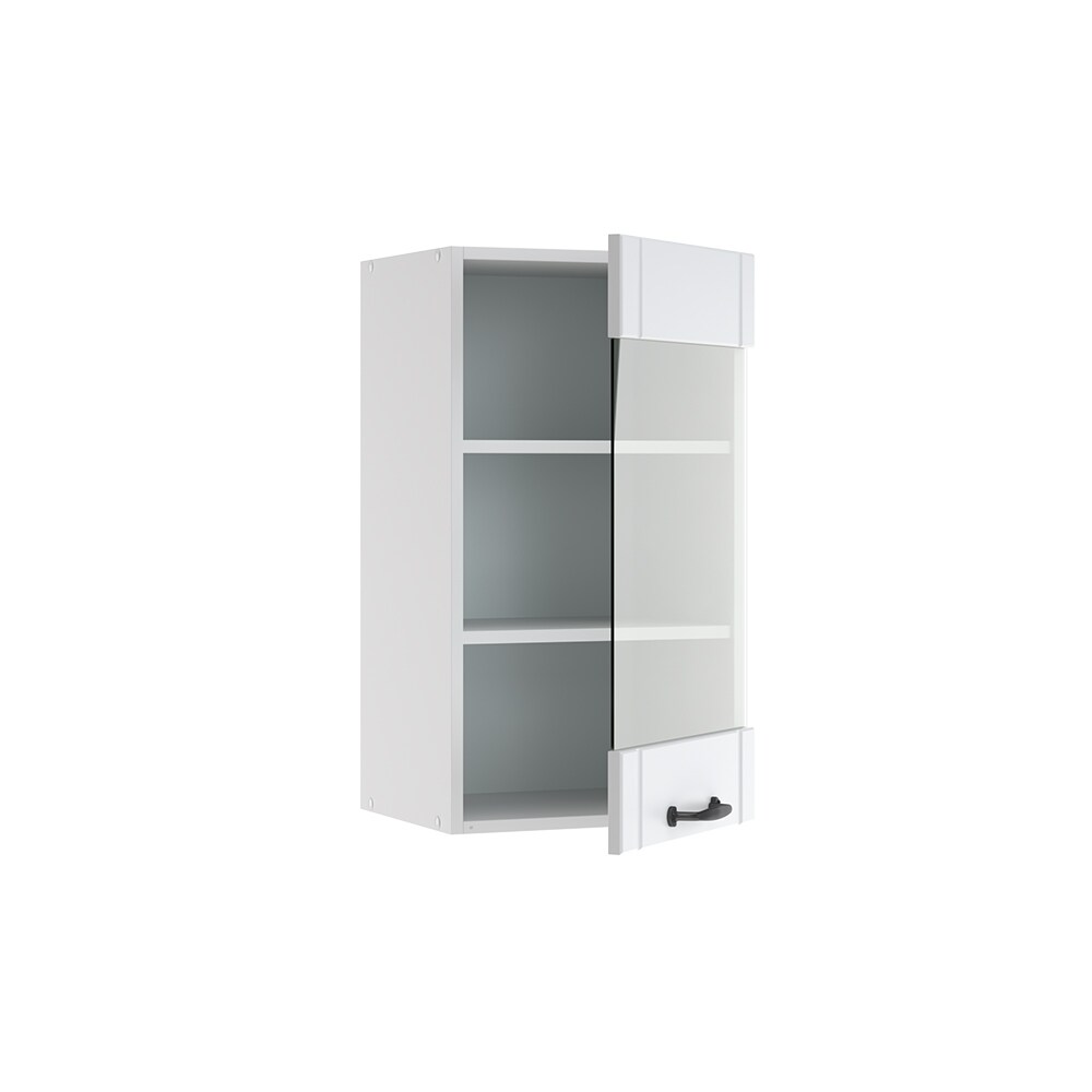 Vicco Hängeglasschrank 40 cm FAME Line Küchenschrank Küchenzeile Landhaus Weiß
