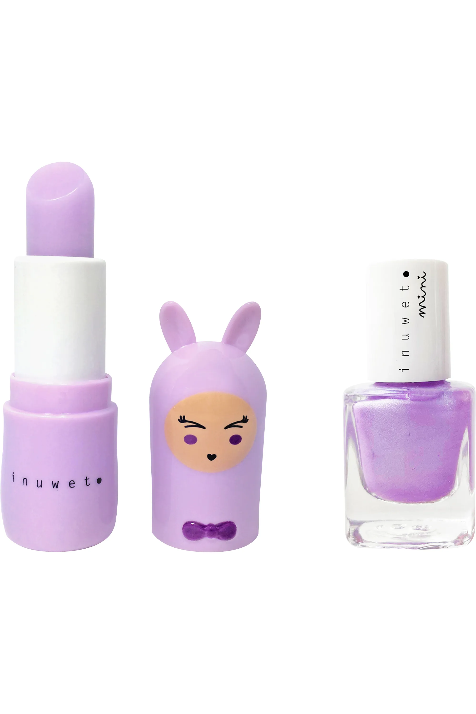Inuwet (In Unicorn We Trust) Coffret enfant baume à lèvres & vernis à l’eau
