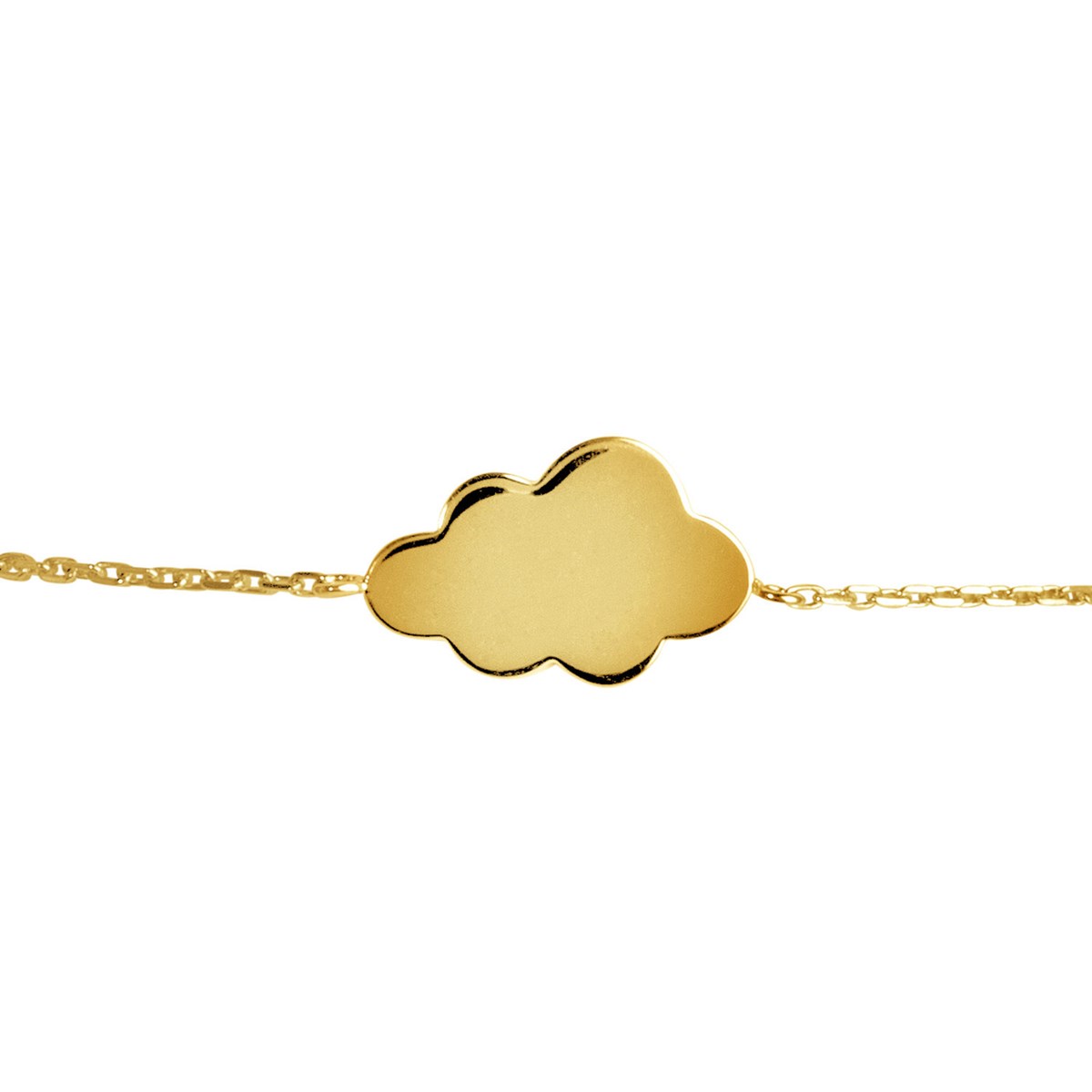 Bracelet Brillaxis nuage doré