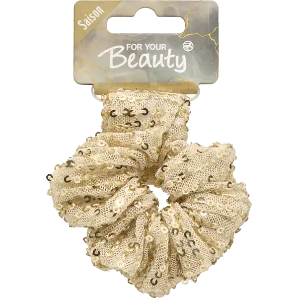 Haargummi Scrunchie mit Pailletten