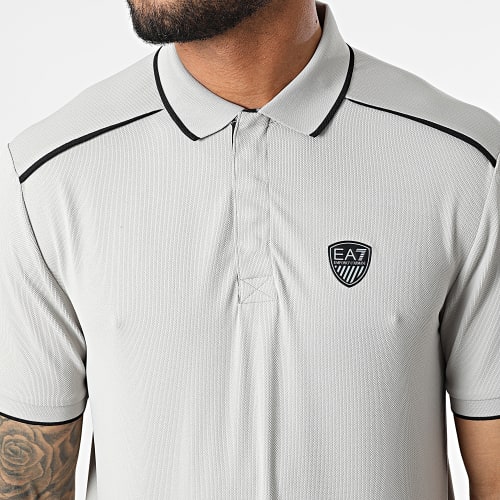 Polo A Manches Courtes 3LPF03-PJCDZ Gris