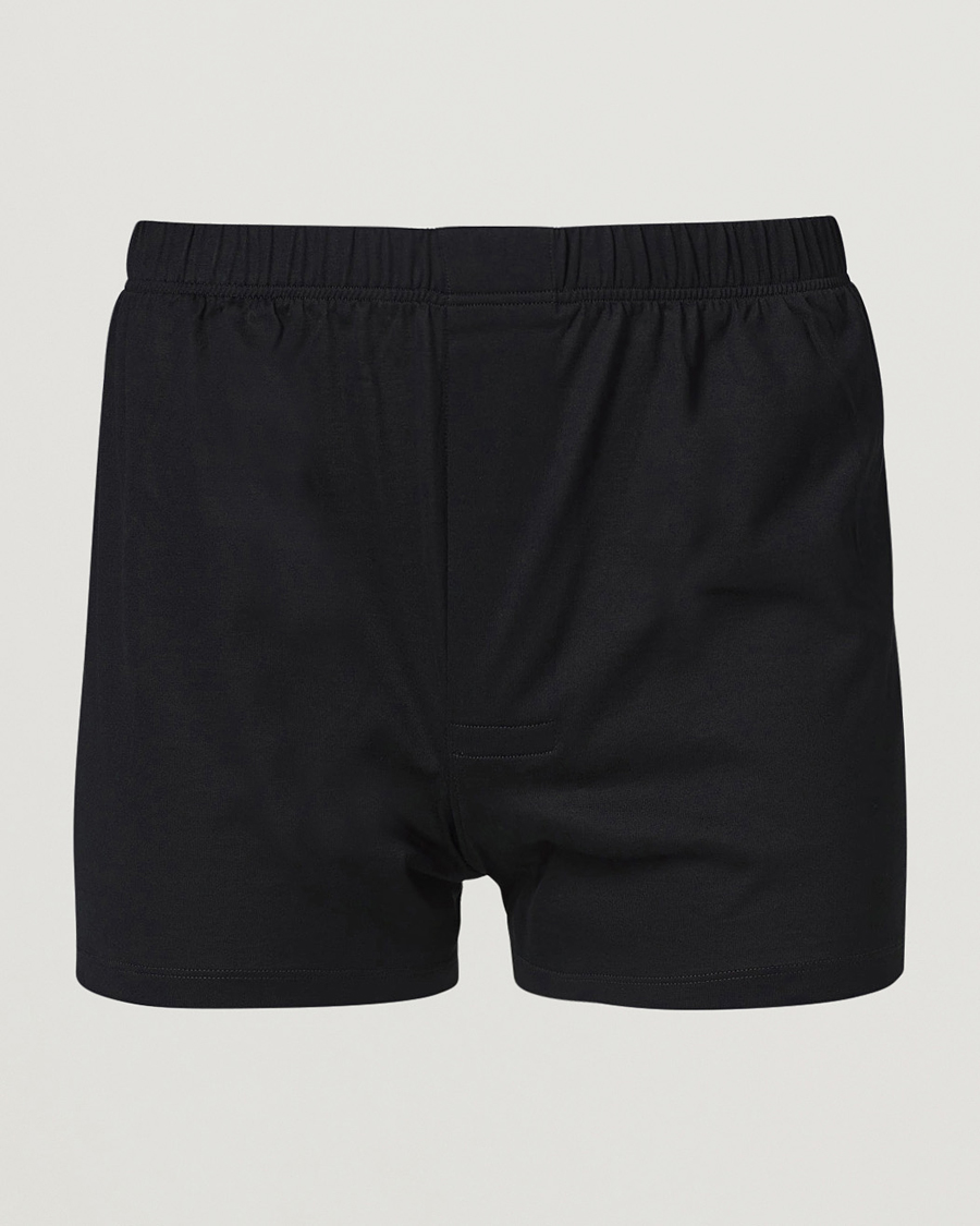 Bresciani Cotton Boxer Brief Black