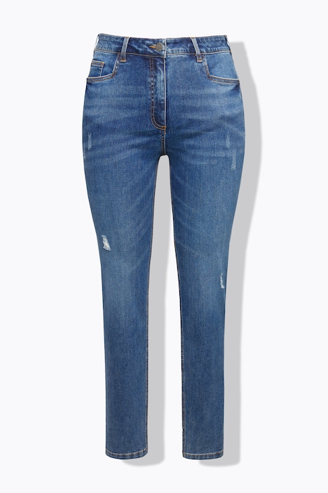 Jeans Sarah, Destroy-Effekte, schmales Bein, Komfortbund