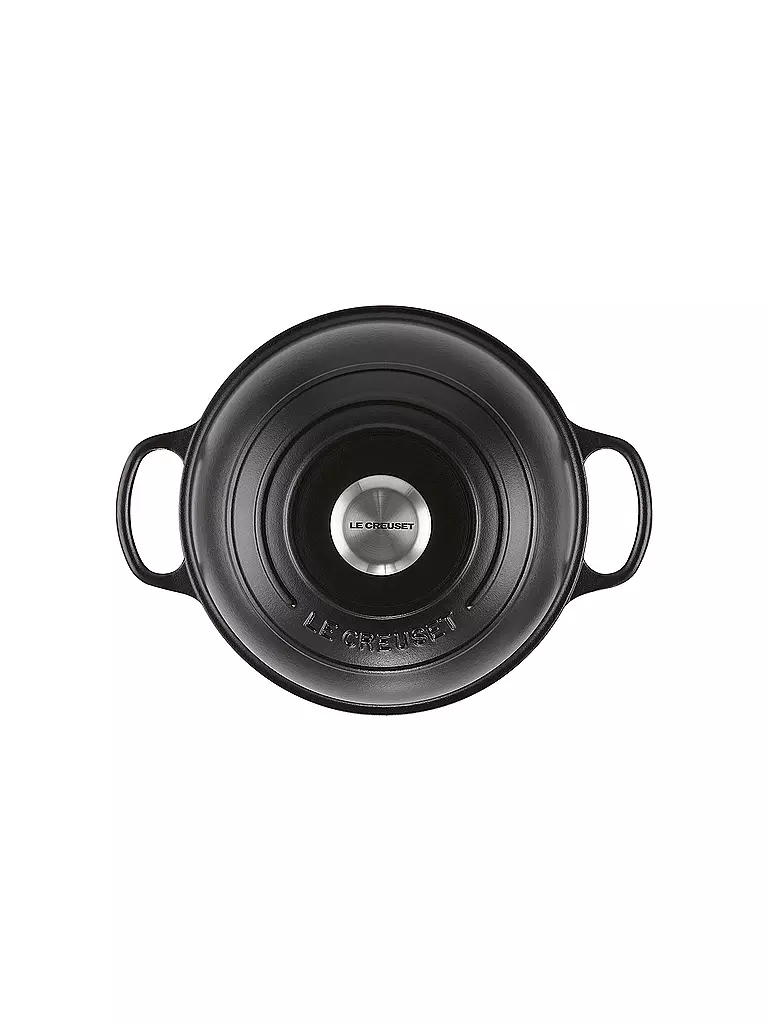 LE CREUSET Brot Bräter aus Gusseisen 24cm Schwarz schwarz
