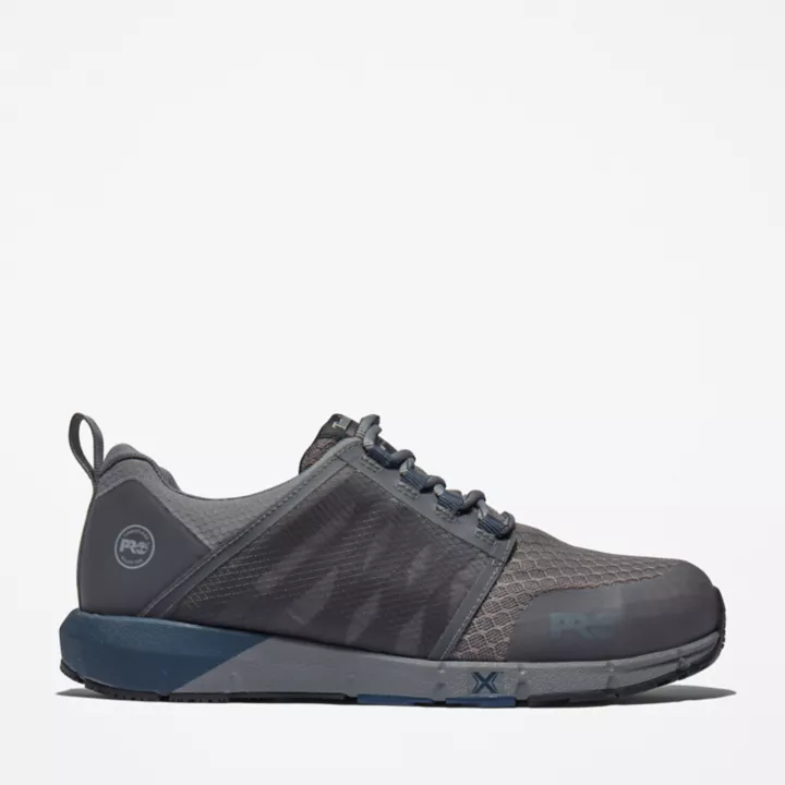 Chaussure de travail à embout en alliage Radius pour homme en gris et bleu