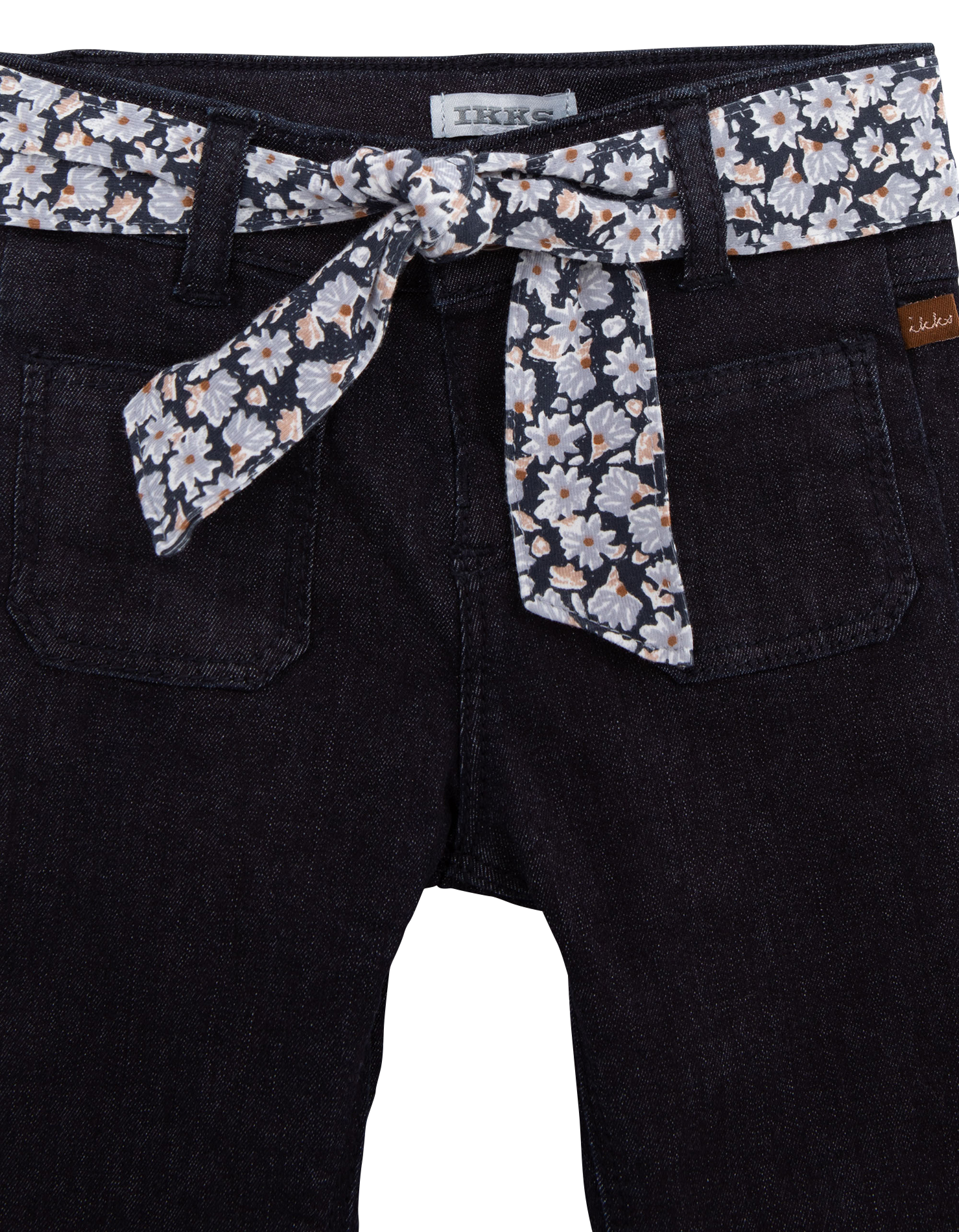Jean flare en denim brut | Bleu