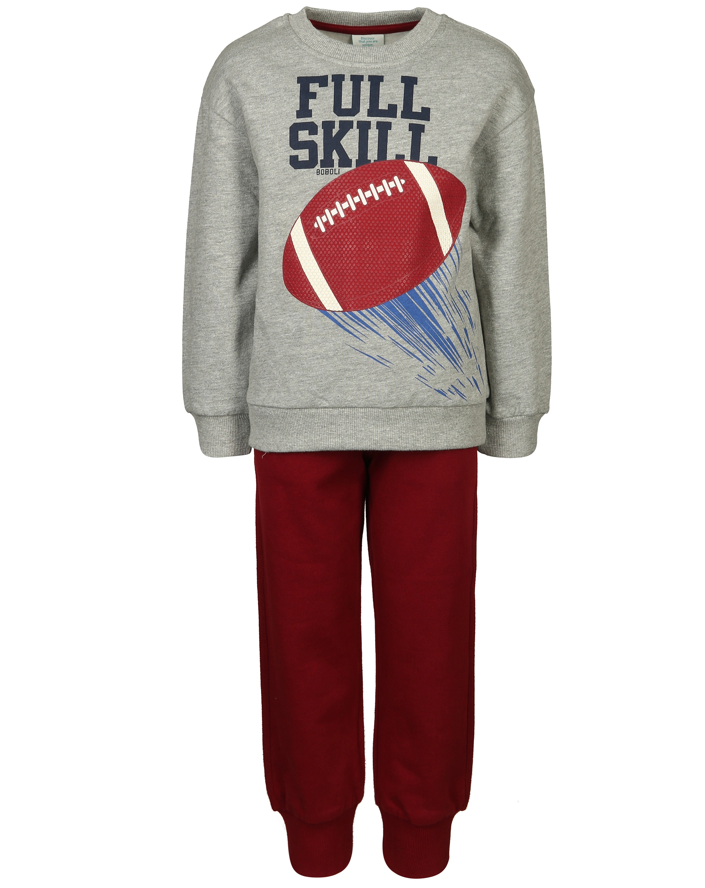 Sweatshirt FULL SKILL mit Sweathose in grau