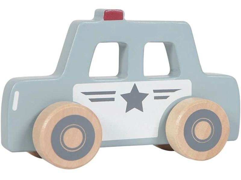Little Dutch Einsatzfahrzeuge Holzset Notdienstwägen aus Holz