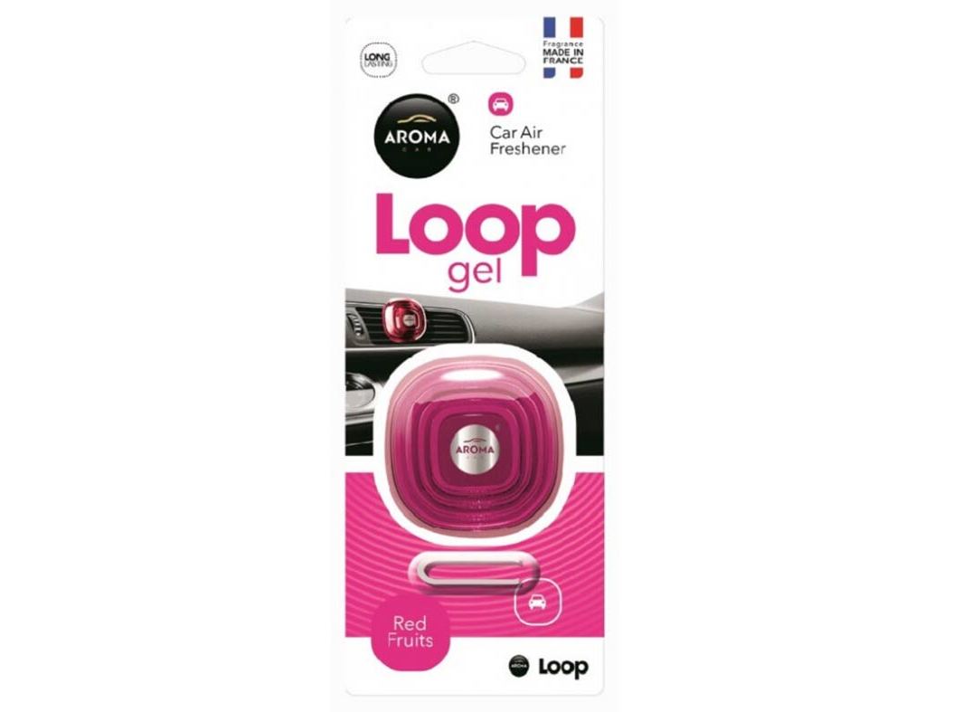 AMBIENTADOR AUTOMÓVEL LOOP AROMACAR GEL RED FRUITS