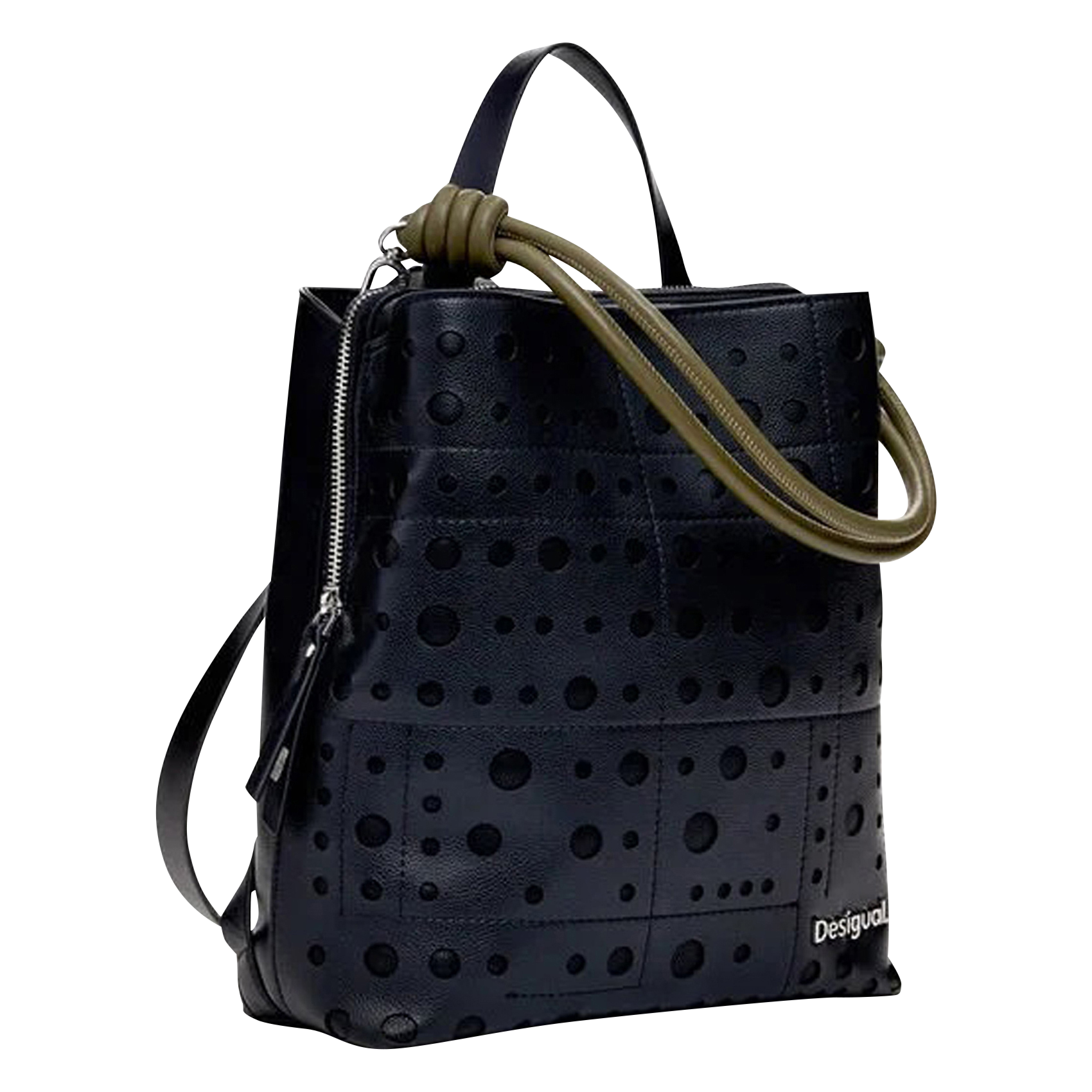 Sac à dos ajourés à cercles | Noir