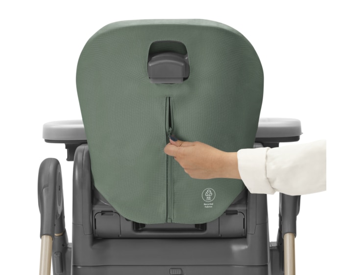 Minla Hochstuhl 0 - 14 Y   0 - 60 kg    Ab der Geburt bis zum Alter von 14 Jahren  |    Einfach zu reinigen  |    Kompakter Faltmechanismus |    Einfach verstellbar  |