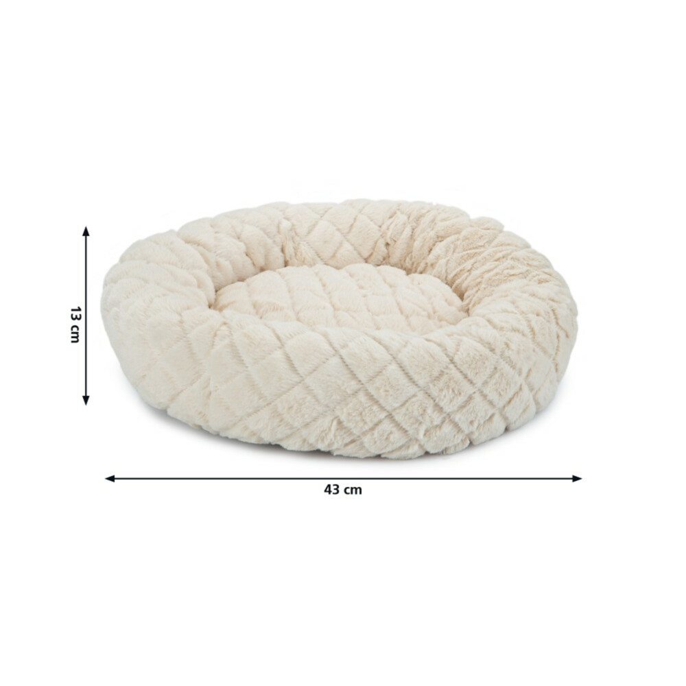 Beeztees Kattenmand Pluche Levisa Beige48 x 37 x 18 cm