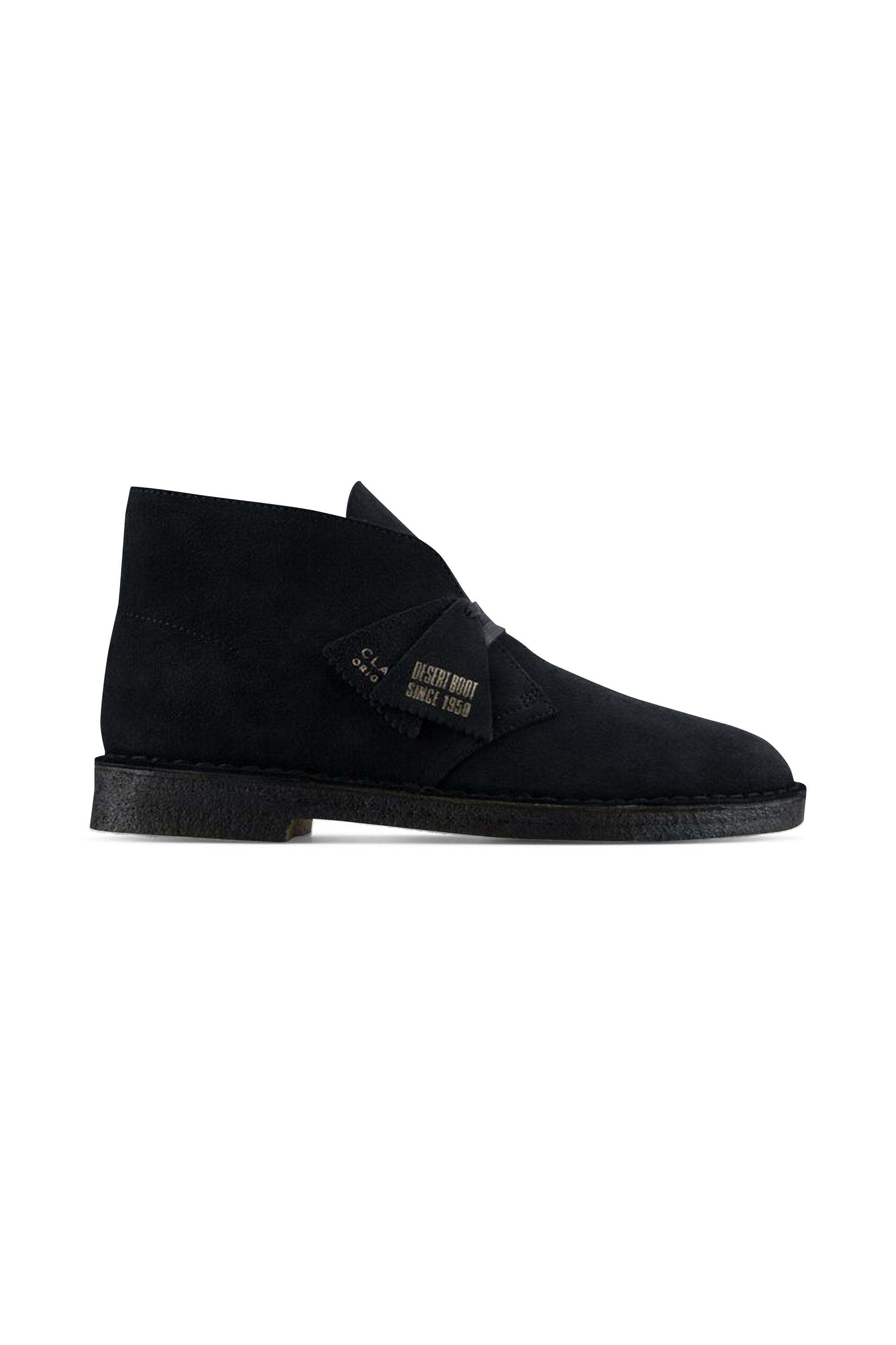 CLARKS ORIGINALS Boots en cuir DESERT Noir