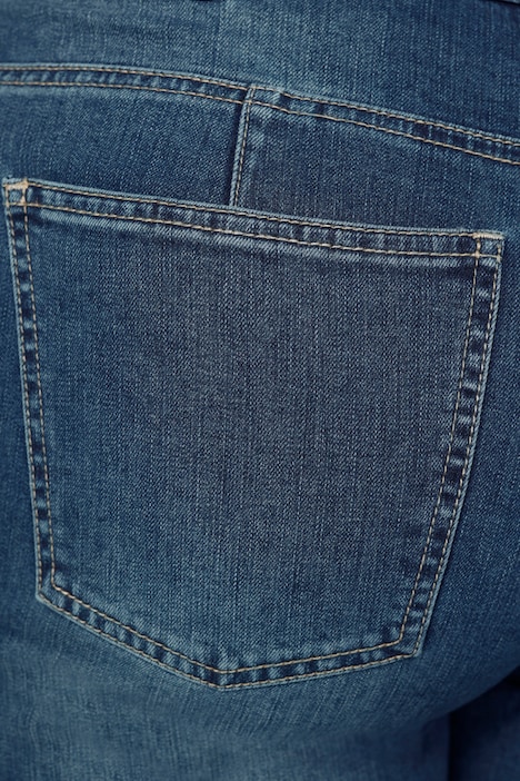 3/4-Jeans, Schlag mit Zierketten, 5-Pocket