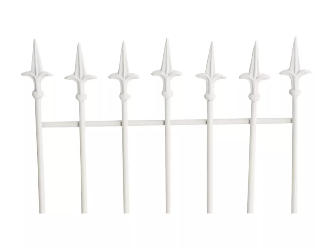 Lot de 2 Treillis - Métal - Blanc - Elisa