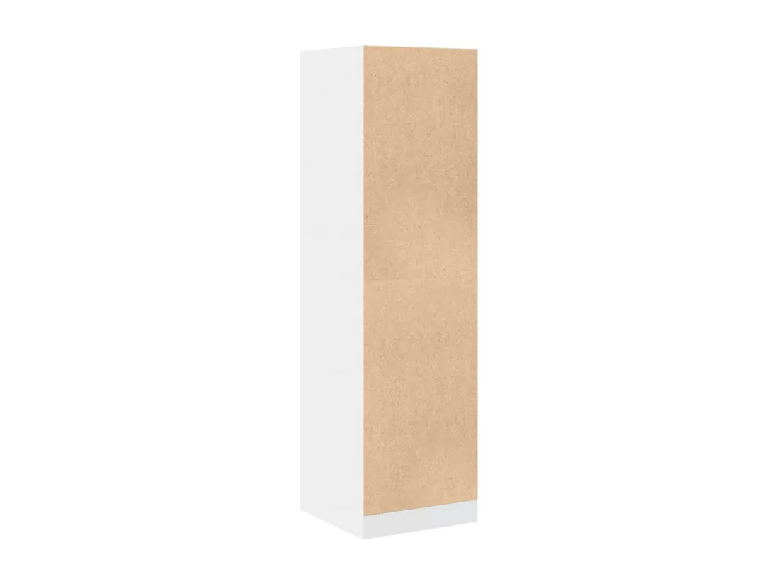 Armoire d'apothicaire blanc 40x41x144,5 cm bois d'ingénierie