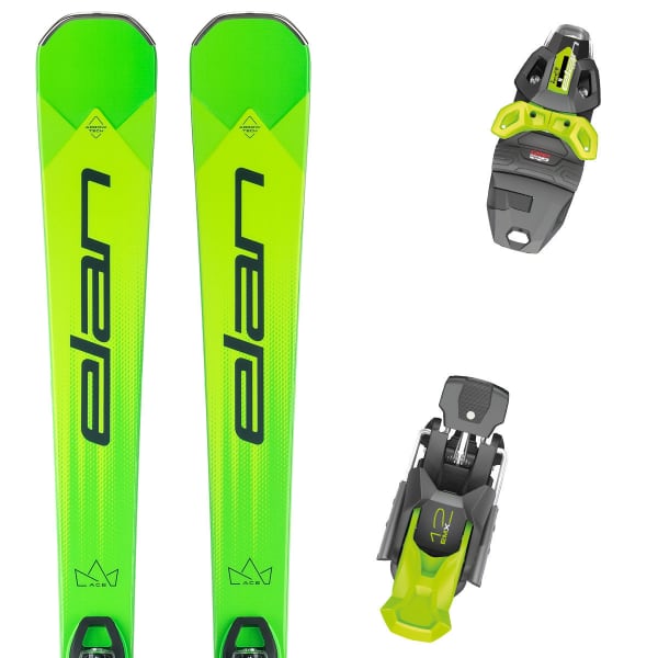 Pack ski ELAN ACE SLX FUSIONX + EMX 12.0 GW LIGHT GREEN
