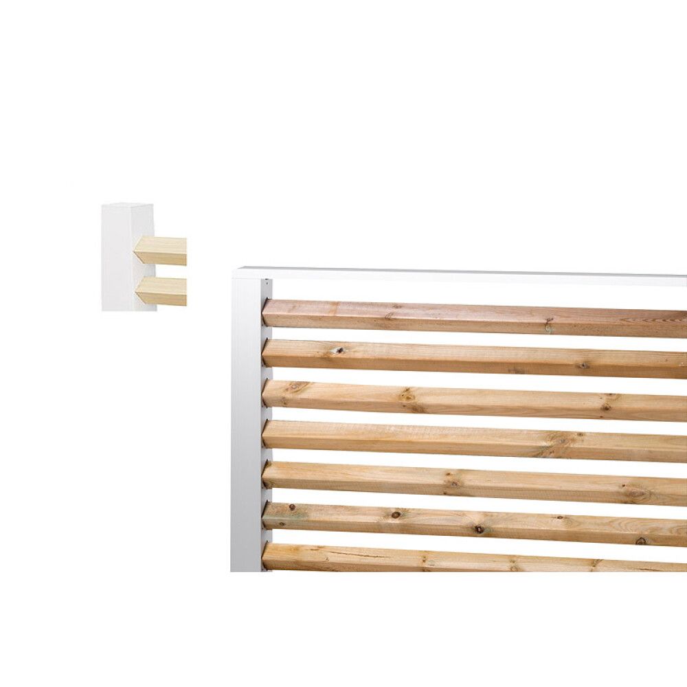 OVERLIGGER RECAL ALUMINIUM 100CM HVIT