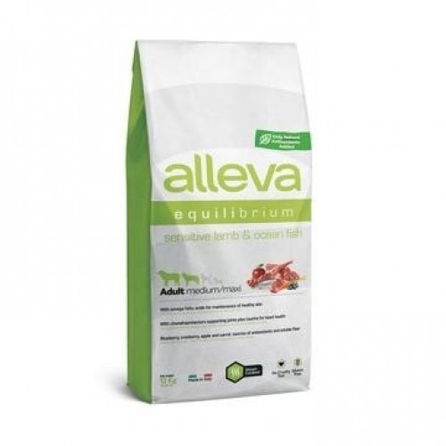 Ração Alleva Equilibrium Sensitive para Cães, Sabor Cordeiro e Peixe do Oceano