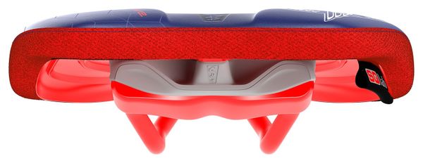 Selle SQlab 611 Ergowave Active 2 1 Ltd Wings For Life Bleu Rouge