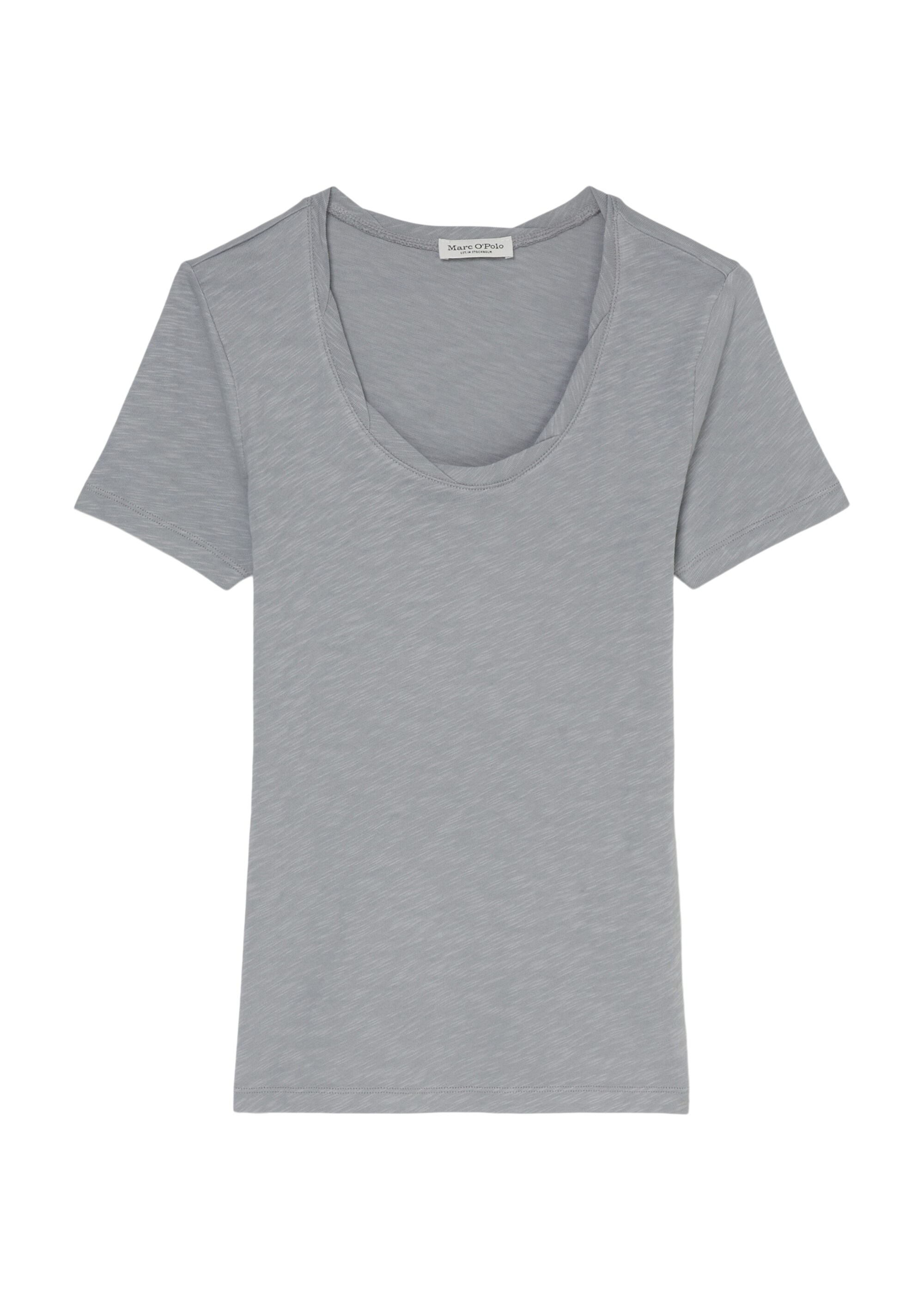 T-Shirt regularaus Slub-Jersey