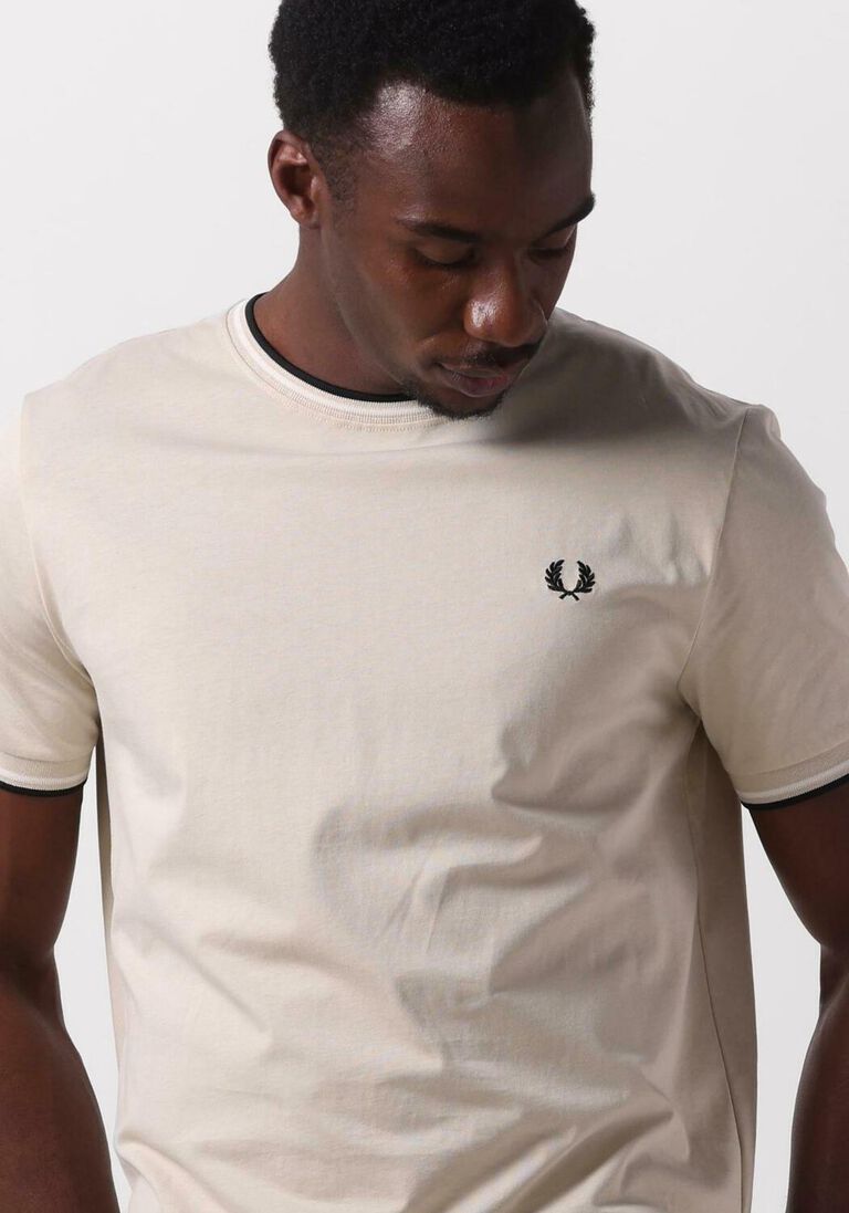 FRED PERRY zand fred perry t-shirt twin tipped t-shirt
