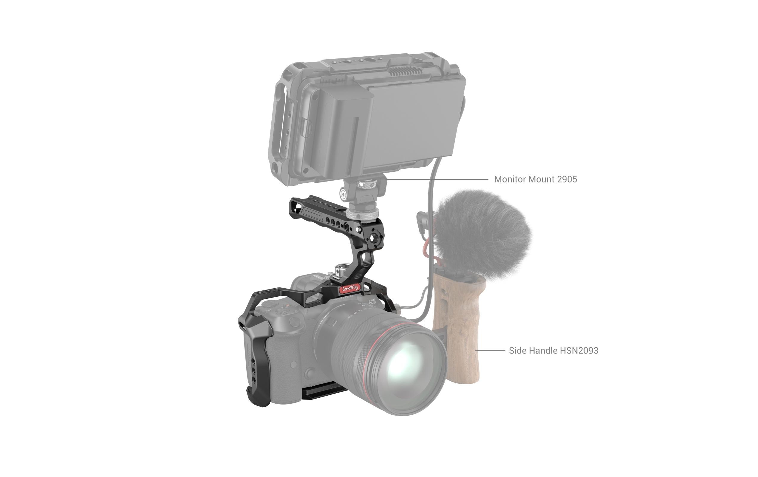 Cage Handheld Kit Canon EOS R5/R6/R5C<br>Kamera-Käfig mit Obergriff für Canon EOS R5/R6/R5C