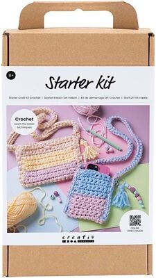 Creativ Company Startsett DIY-sett Hekletøy Vesker