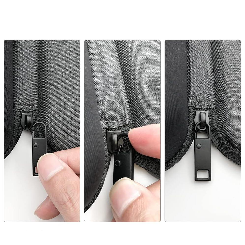(5er Set) Reissverschluss Ersatz Zipper Mercerie Zubehör für Jacke / Rucksack / Tasche - Gold
