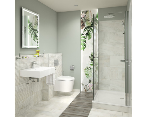 Porseleinen wand- en vloertegel Dubai Pearl 32 x 62,5 cm