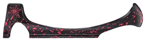 Porte Bidon Supacaz TriFly Carbon Neon Rose avec Bidon Aéro