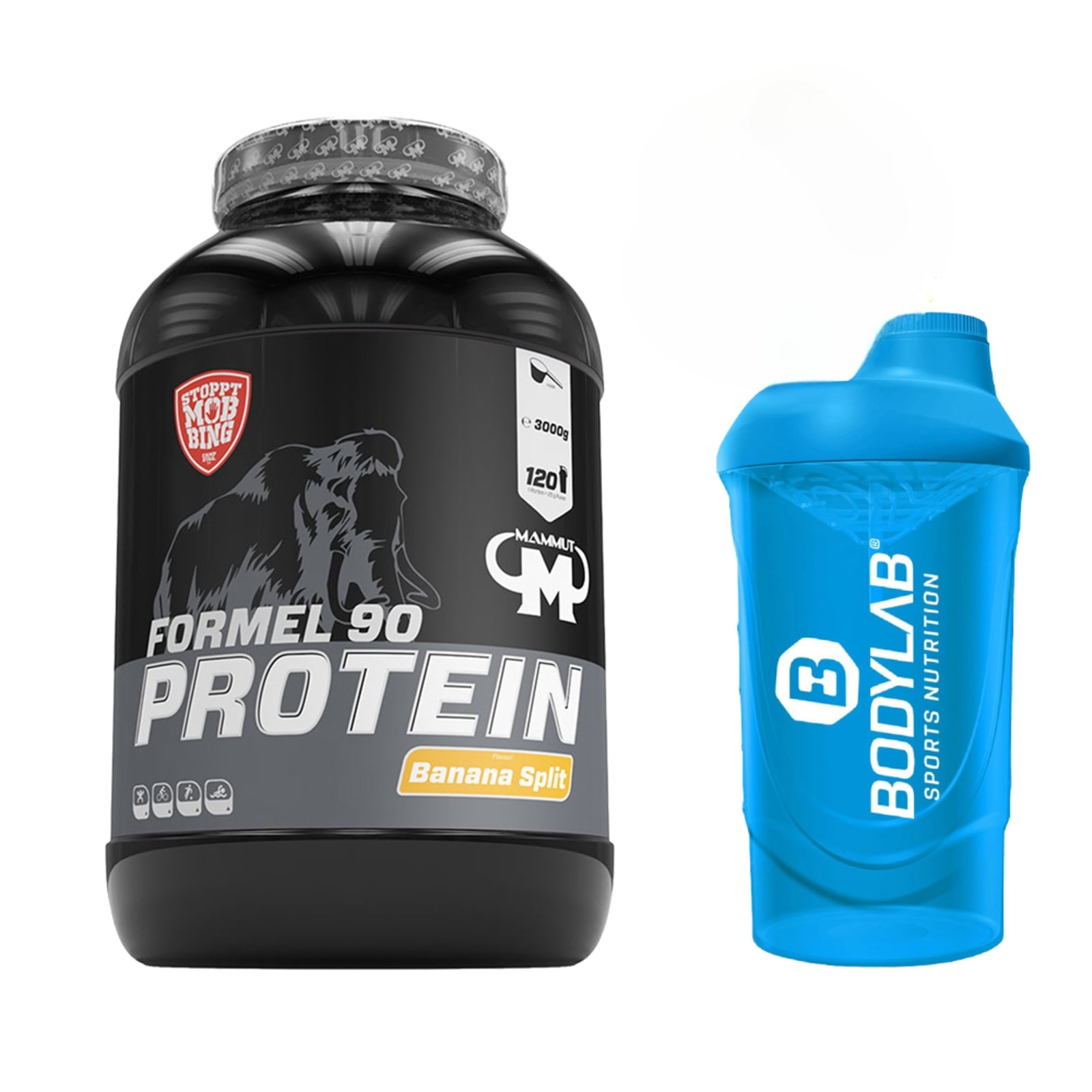 Mammut Formel 90 Protein (3000g)   Bodylab24 Shaker gratis